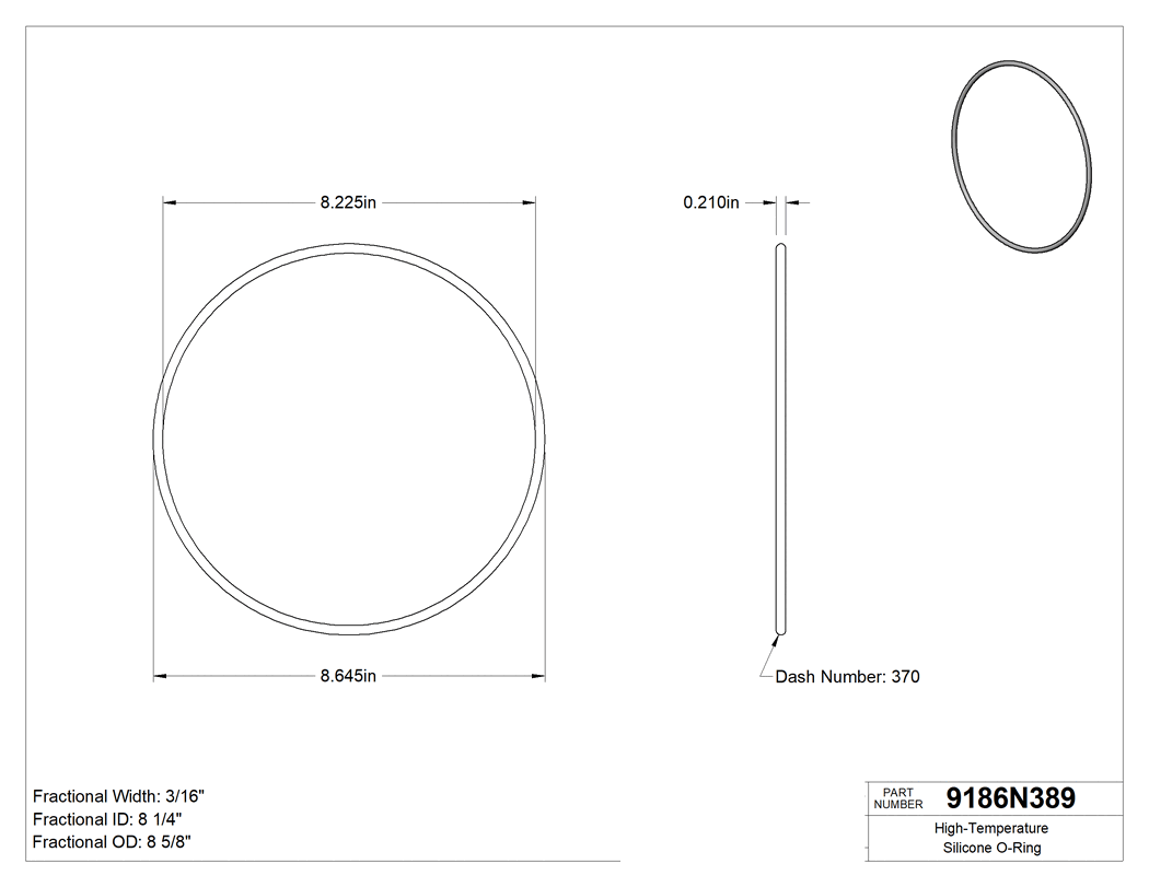 Technical drawing - 9186N389